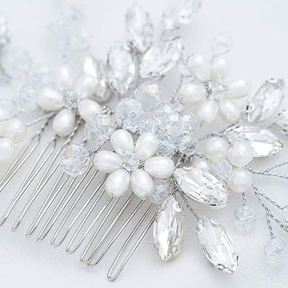 Bulk Hair Accessory Women Bride Wedding Pearl Flower Hair Accessories for Women Girls Wholesale