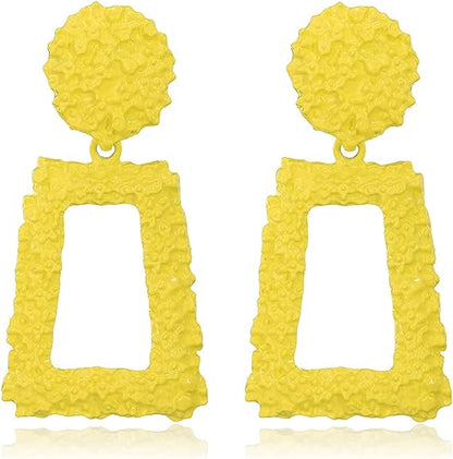Bulk Rectangle Dangle Earrings Alloy Geometric-shaped Elegant Earrings for Women Gifts Wholesale