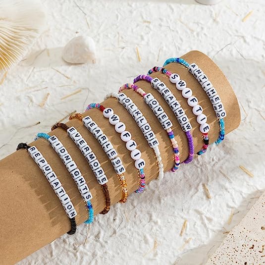 Bulk Beaded Bracelets Set Colorful Beads Beach Style Letter Friendship Bracelet kit for Boys and Girls Wholesale