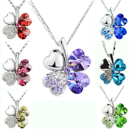 Bulk Pendant Necklace Four-Leaf Pendant Necklaces for Women Wholesale