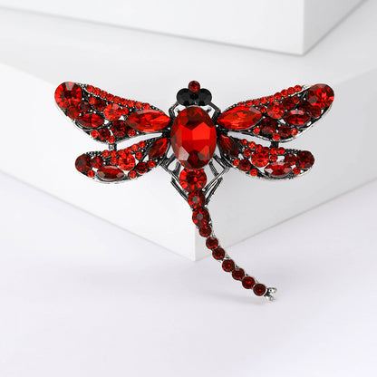 Bulk Dragonfly Brooch Crystal Rhinestone Brooches Pins Jewelry for Birthday Gifts Mother's Day  Wholesale