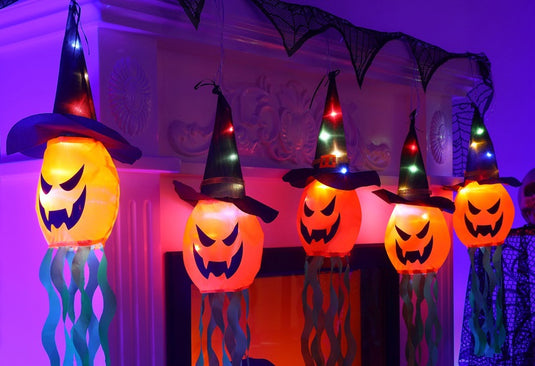 Bulk Halloween 2023 Decorations LED Cartoon Pumpkin Lights Outdoor Decor Wholesale